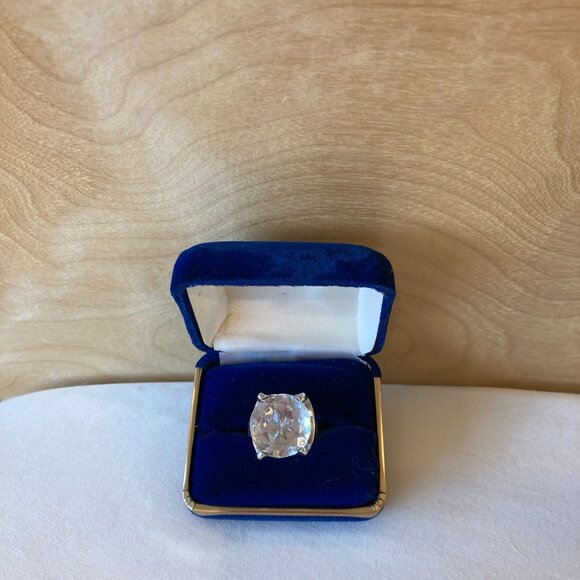 MINT Vintage, MCM, Rock Crystal Stone silver ring by Martti J Hyvärinen, Finland - Picture 12 of 12